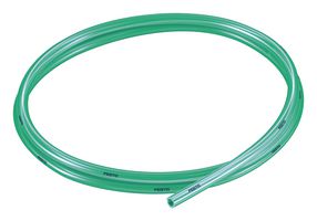 PUN-H-6X1-TGN - Pneumatic Tubing, 6 mm, 4 mm, PU (Polyurethane), Transparent Green, 10 bar, 50 m - FESTO