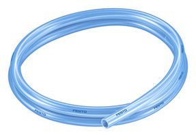 PUN-H-10X1,5-TBL - Pneumatic Tubing, 10 mm, 7 mm, PU (Polyurethane), Transparent Blue, 10 bar, 50 m - FESTO