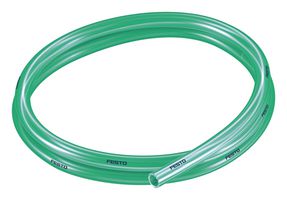 PUN-H-10X1,5-TGN - Pneumatic Tubing, 10 m, 7 mm, PU (Polyurethane), Transparent Green, 10 bar, 50 m - FESTO