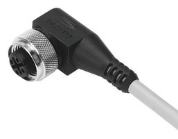 SIM-M12-4WD-5-PU - Sensor Cable, 90° M12 Receptacle, Free End, 5 Positions, 5 m, 16.4 ft - FESTO
