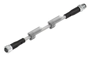 NEBU-M8G3-K-0.5-M8G3 - Sensor Cable, M8 Receptacle, M8 Plug, 3 Positions, 500 mm, 19.7 " - FESTO