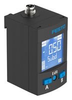 8001212 - Pressure Sensor, 10 bar, 2x PNP / NPN, Current, Voltage, Relative, 30 VDC, M12 - FESTO