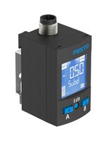 8001235 - Pressure Sensor, -1 bar, 2x PNP / NPN, Current, Voltage, Relative, 30 VDC, M8 - FESTO