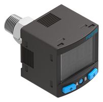 SPAN-P10R-R18M-PNLK-PNV& - Pressure Sensor, 10 bar, 2x PNP / NPN, Current, Voltage, Relative, 30 VDC - FESTO