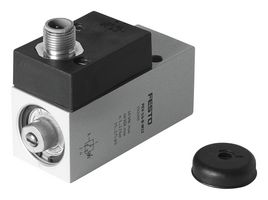 PEV-1/4-B-M12 - Pressure Switch, G1/4, 1 bar, 12 bar, 1CO, Through Hole, M12 Connector - FESTO