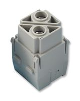 0914 002 2751 - Heavy Duty Connector, Han-Modular, Insert, 2 Contacts, Receptacle, Screw Socket - HARTING