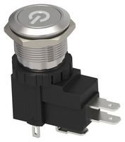 AVH19MSFP7241604 - Vandal Resistant Switch, AVH, 19.1 mm, SPDT, Momentary, Flat, Natural - TE CONNECTIVITY