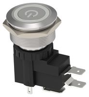 AVH25MSSFE1A122604 - Vandal Resistant Switch, AVH, 25.2 mm, SPDT, Momentary, Flat, Natural - TE CONNECTIVITY