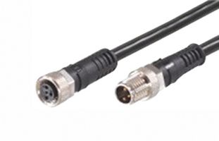 120087-8704 - Sensor Cable, M8 Receptacle, M8 Plug, 3 Positions, 1 m, 3.3 ft, Nano-Change 120087 - MOLEX