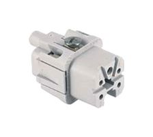 MP004723 - Heavy Duty Connector, Insert, 4+PE Contacts, Receptacle, Screw Socket - MULTICOMP PRO