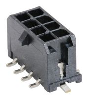 43045-0819 - Pin Header, Power, Wire-to-Board, 3 mm, 2 Rows, 8 Contacts, Surface Mount Straight - MOLEX
