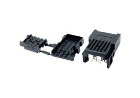 38A04-0018-000 FL - IDC Connector, Branch Mini-Clamp, IDC Receptacle, Female, 2 mm, 1 Row, 4 Contacts, Cable Mount - 3M