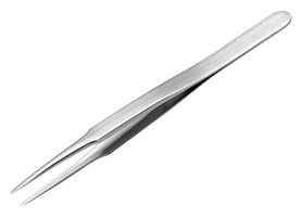 2AE.SA.0.IT - Tweezer, High Precision, Round, Style 2A, 120mm, Stainless Steel - IDEAL-TEK