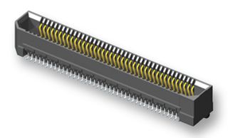 ERF8-020-01-L-D-RA-L-TR - Mezzanine Connector, High-Speed, Receptacle, 0.8 mm, 2 Rows, 40 Contacts, Surface Mount Right Angle - SAMTEC