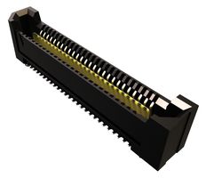 QRF8-026-05.0-L-D-A-GP - Mezzanine Connector, Receptacle, 0.8 mm, 2 Rows, 52 Contacts, Through Hole Mount - SAMTEC