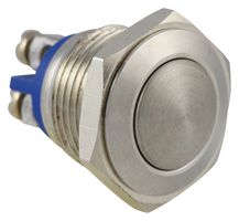 MP005742 - Vandal Resistant Switch, 16 mm, SPST-NO, On-(Off), Round Domed - MULTICOMP PRO