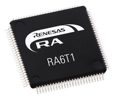 R7FA6T1AB3CFP#AA0 - ARM MCU, RA Family, RA6 Series, RA6T1 Group Microcontrollers, ARM Cortex-M4F, 32 bit, 120 MHz - RENESAS