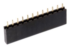 61301311821 - PCB Receptacle, Board-to-Board, 2.54 mm, 1 Rows, 13 Contacts, Through Hole Mount, WR-PHD - WURTH ELEKTRONIK