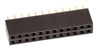 61307221821 - PCB Receptacle, Board-to-Board, 2.54 mm, 2 Rows, 72 Contacts, Through Hole Mount, WR-PHD - WURTH ELEKTRONIK