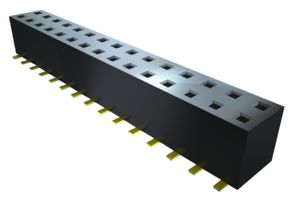TLE-105-01-G-DV-A . - PCB Receptacle, Board-to-Board, 2 mm, 2 Rows, 10 Contacts, Surface Mount, Tiger Beam TLE - SAMTEC