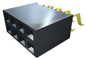 SMH-106-02-G-S . - PCB Receptacle, Board-to-Board, 2.54 mm, 1 Rows, 6 Contacts, Surface Mount, SMH - SAMTEC