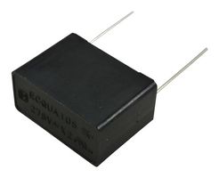 ECQUAAV104S1 - Safety Capacitor, Metallized PP, Radial Box - 2 Pin, 0.1 µF, ± 20%, X2, Through Hole - PANASONIC