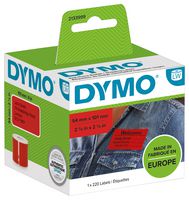2133399 - Label, Self Adhesive, 101 mm, 54 mm, Red - DYMO
