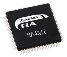 R7FA4M2AD3CFP#AA0 - ARM MCU, RA Family, RA4 Series, RA4M2 Group Microcontrollers, ARM Cortex-M33, 32 bit, 100 MHz - RENESAS