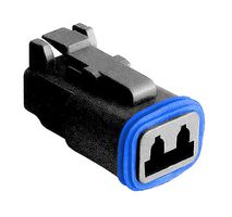 PX0100S02BK - Automotive Connector, PX0 Series, Straight Plug, 2 Contacts, Crimp Socket - Contacts Not Supplied - BULGIN LIMITED