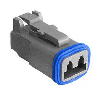 PX0100S02GY - Automotive Connector, PX0 Series, Straight Plug, 2 Contacts, Crimp Socket - Contacts Not Supplied - BULGIN LIMITED