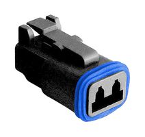 PX0102S02BK - Automotive Connector, PX0 Series, Straight Plug, 2 Contacts, Crimp Socket - Contacts Not Supplied - BULGIN LIMITED