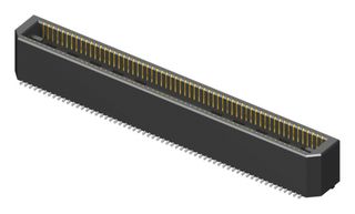 BTE-020-01-F-D-A - Mezzanine Connector, Header, 0.8 mm, 2 Rows, 40 Contacts, Surface Mount, Phosphor Bronze - SAMTEC