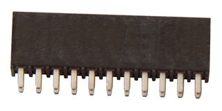 SSW-111-01-T-D - PCB Receptacle, Board-to-Board, 2.54 mm, 2 Rows, 22 Contacts, Through Hole Mount, SSW - SAMTEC
