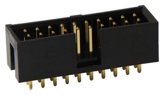 TSS-110-01-G-D - Pin Header, Boxed, Board-to-Board, 2.54 mm, 2 Rows, 20 Contacts, Through Hole, Flex Stack TSS - SAMTEC