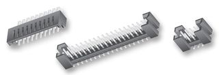 TSSH-105-01-L-D-RA - Pin Header, Shrouded, Board-to-Board, 2.54 mm, 2 Rows, 10 Contacts, Through Hole Right Angle, TSSH - SAMTEC
