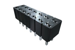 SLW-107-01-L-D - PCB Receptacle, Board-to-Board, 2.54 mm, 2 Rows, 14 Contacts, Through Hole Straight, SLW - SAMTEC