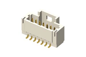 T1M-10-F-SV-L - Pin Header, Wire-to-Board, 1 mm, 1 Rows, 10 Contacts, Surface Mount, T1M - SAMTEC