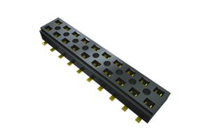 CLT-102-02-F-D-BE - PCB Receptacle, Board-to-Board, 2 mm, 2 Rows, 4 Contacts, Surface Mount, Tiger Claw CLT - SAMTEC