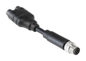 PXPPVC08FIM08AYT010PVC - Sensor Cable, M8 Plug, Free End, 8 Positions, 1 m, 3.3 ft, PXP - BULGIN LIMITED