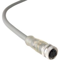PXPPNP12FBF04ACL010PVC - Sensor Cable, M12 Receptacle, Free End, 4 Positions, 1 m, 3.3 ft, PXP - BULGIN LIMITED