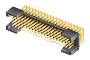 TMMH-125-04-F-D-RA - Pin Header, Right Angle, Board-to-Board, 2 mm, 2 Rows, 50 Contacts, Through Hole Right Angle, TMMH - SAMTEC