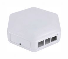 CBHEX1-PI4-WH - Plastic Enclosure, Raspberry Pi4, Hex-Box IoT, ABS, 45 mm, 130 mm, 146 mm, IP30, IP40 - CAMDENBOSS