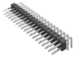 TSW-104-25-L-S-RA - Pin Header, Right Angle, Board-to-Board, 2.54 mm, 1 Rows, 4 Contacts, Through Hole Right Angle, TSW - SAMTEC