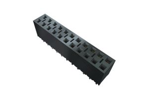 BCS-104-F-D-TE - PCB Receptacle, Board-to-Board, 2.54 mm, 2 Rows, 8 Contacts, Through Hole Mount, Tiger Claw BCS - SAMTEC