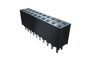 SQW-106-01-F-D - PCB Receptacle, Board-to-Board, Wire-to-Board, 2 mm, 2 Rows, 12 Contacts, Through Hole Mount - SAMTEC