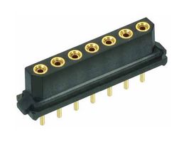 M80-8400745 - PCB Receptacle, Wire-to-Board, 2 mm, 1 Rows, 7 Contacts, Through Hole Mount, Datamate L-Tek M80 - HARWIN