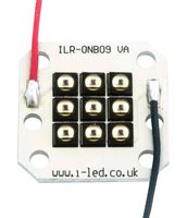 ILR-IN09-85NL-SC201-WIR200. - IR LED Module, 9 Chip, 850 nm, 5.985 W/Sr, Square PCB/M3 Hole, 15.75 to 20.7 V, 200 mm Red & Black - INTELLIGENT LED SOLUTIONS