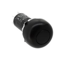 MW1B-M32B - Pushbutton Switch, MW, 22 mm, DPDT, Momentary, Mushroom, Black - IDEC