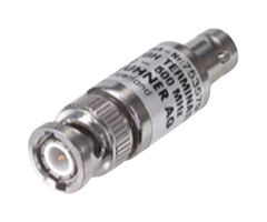 6701.01.A - RF Terminator, Feed Through, BNC Terminator Plug / BNC Terminator Jack, 500 MHz, 50 ohm - HUBER+SUHNER