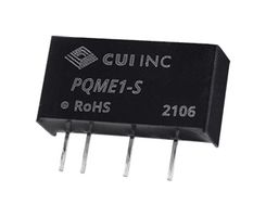 PQME1-S12-S12-S - Isolated Through Hole DC/DC Converter, ITE, 1:1, 1 W, 1 Output, 12 V, 83 mA - CUI